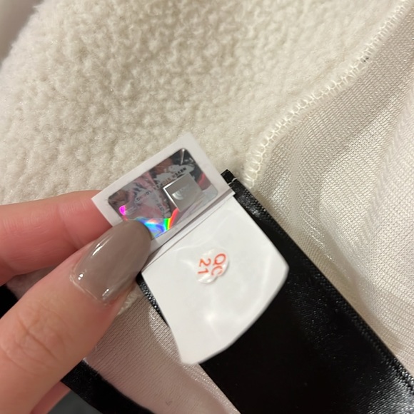 Dunraven Sherpa Crop Women's Light Jacket Off White The North Face size small - Picture 5 of 9